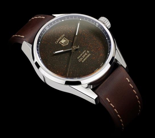 The brown dials copy watches have brown straps.